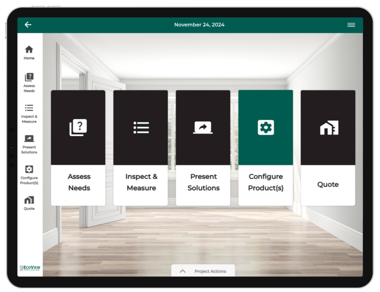 EcoView Windows & Doors - Vendo Tablet