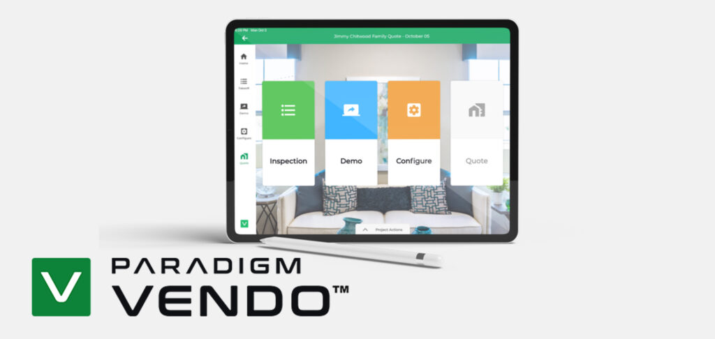 Paradigm Introduces New In-Home Sales Technology, Paradigm Vendo.