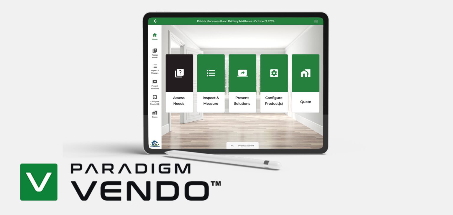 Paradigm vendo contractor estimating software