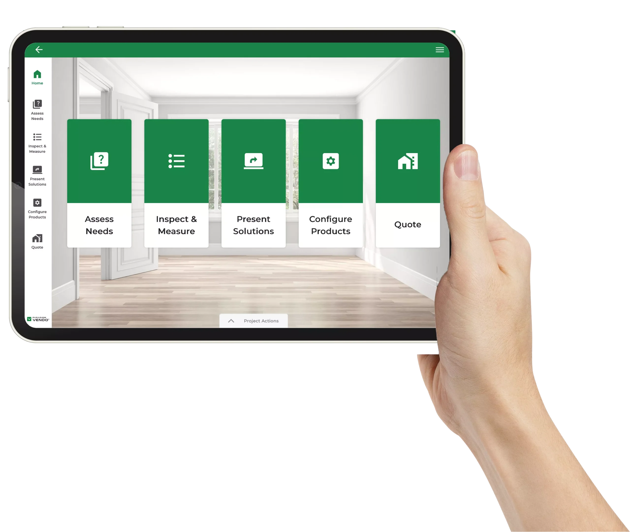 paraadigm-vendo-on-ipad-hand-holding-ipad-mock-up